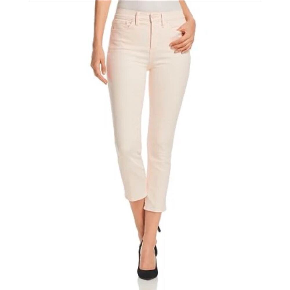 Tory Burch Mara Ankle Cropped Stretch Skinny Jeans Ballet Pink Women's size 29